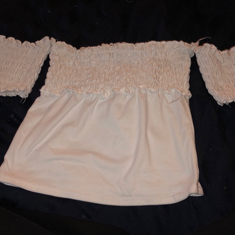 White crop top